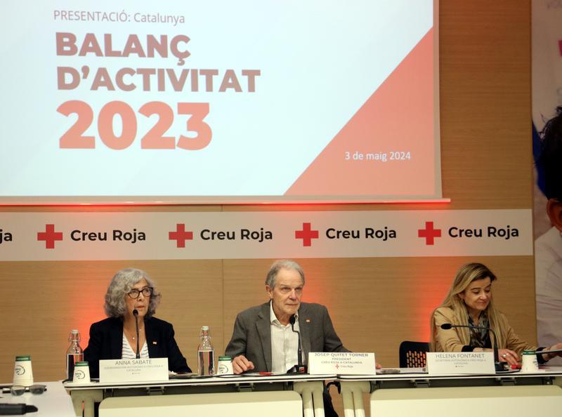 La Creu Roja va atendre unes 400.000 persones a Catalunya el 2023, 160.000 en situació vulnerable